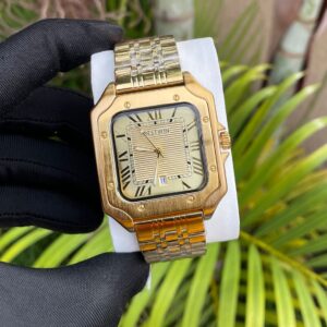 Gold Watch with Gold Dial