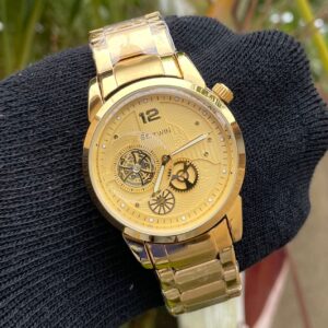 Gold Watch with Gold Dial