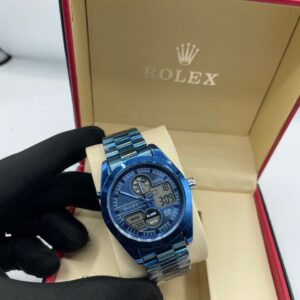 Blue Watch With Blue Dial
